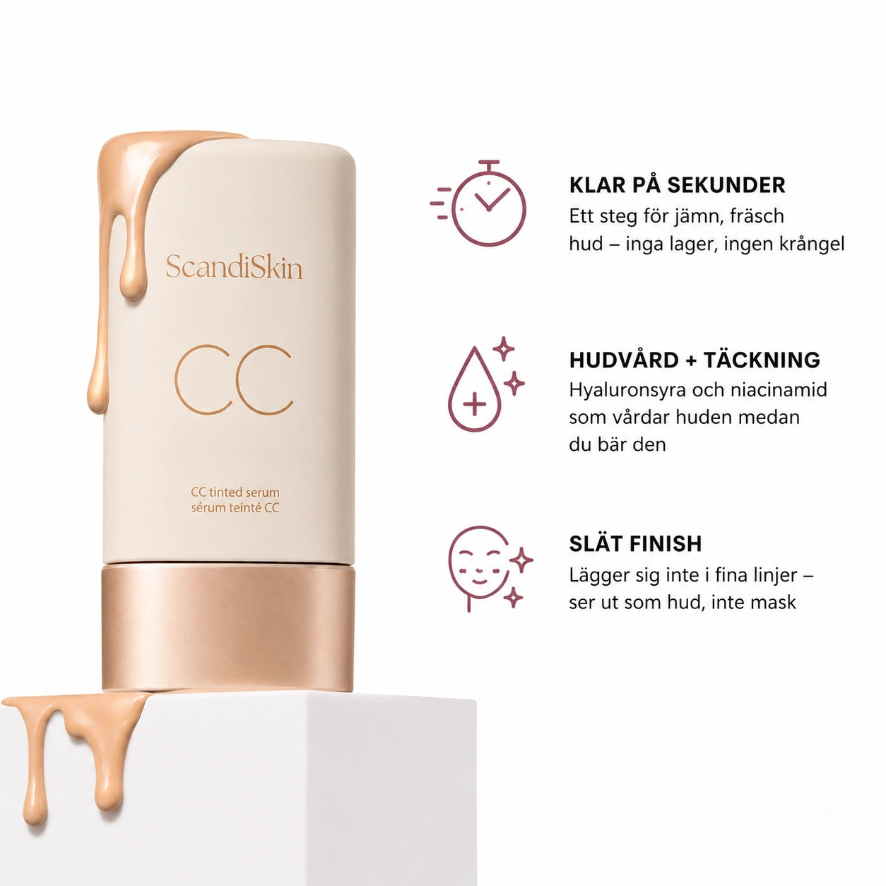 CC Serum – Slät, jämn hud på sekunder