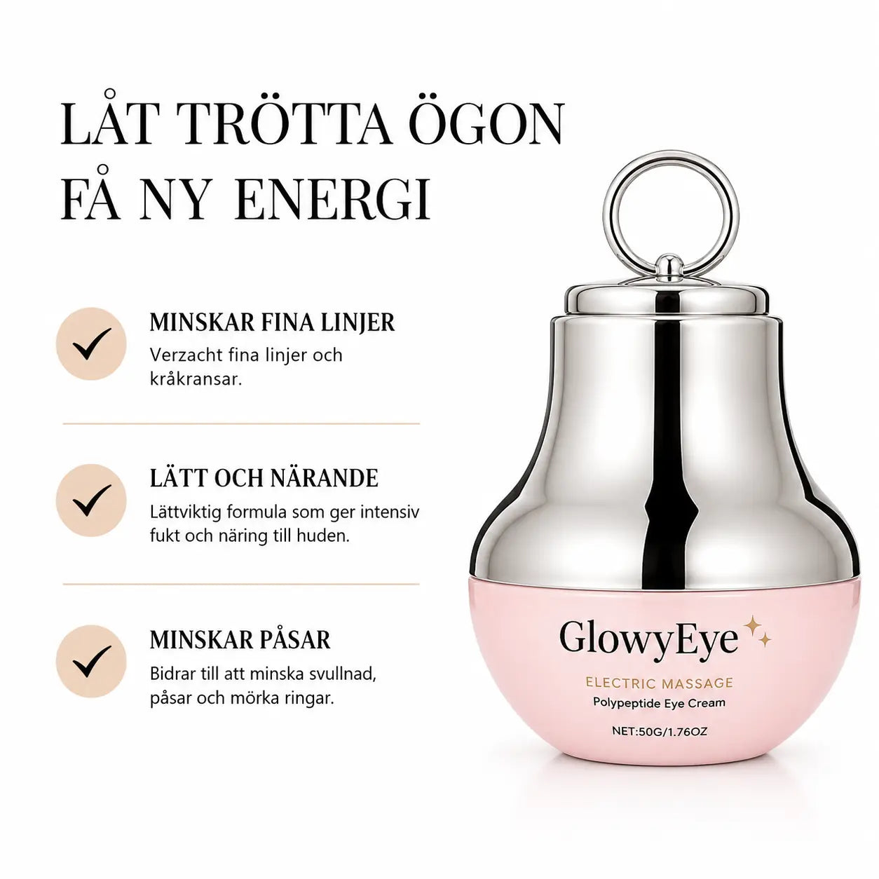 GlowyEye -  Minska mörka ringar & svullna ögon